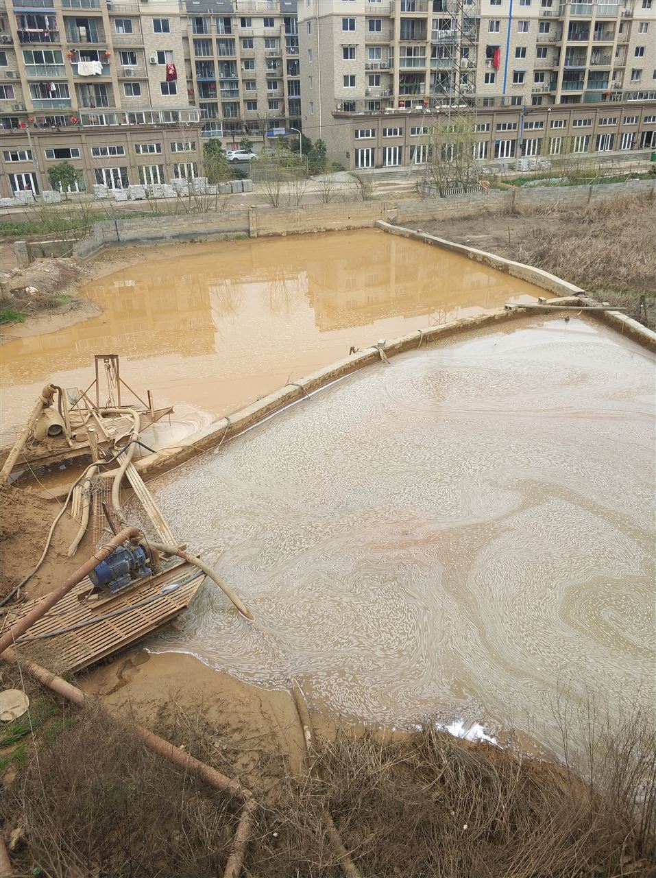 万柏林沉淀池淤泥清理-厂区废水池淤泥清淤