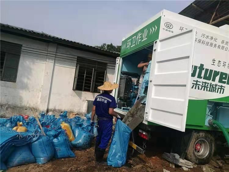 万柏林工业污泥压干处理